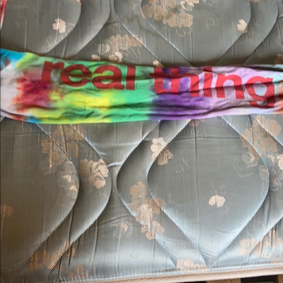 Tie-dye Coca Cola crop top. Tie-dyed by hand. - Picture 3 of 4